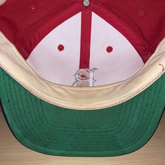 Vintage Boston Red Sox Sports Specialties Plain Logo Snapback Hat 90s Rare MLB - Picture 5 of 7